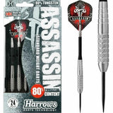 Harrows Assassin Darts - Steel Tip - Std - Knurled - 24g 24g