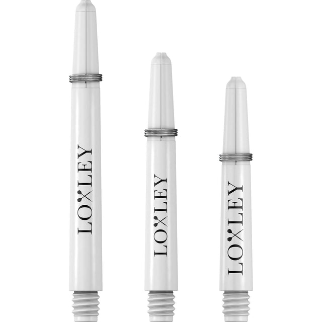 *Loxley Nylon Shafts - Dart Stems with Springs - White