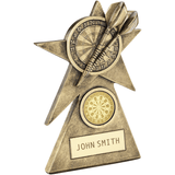 *Star on Pyramid - Dartboard Design - Resin Trophy Award