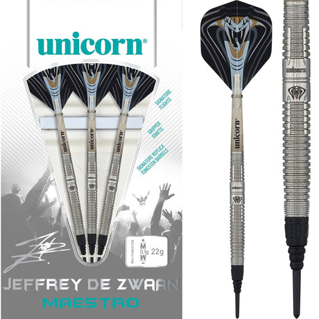 *Unicorn Maestro Darts - Soft Tip - Jeffrey De Zwaan 22g