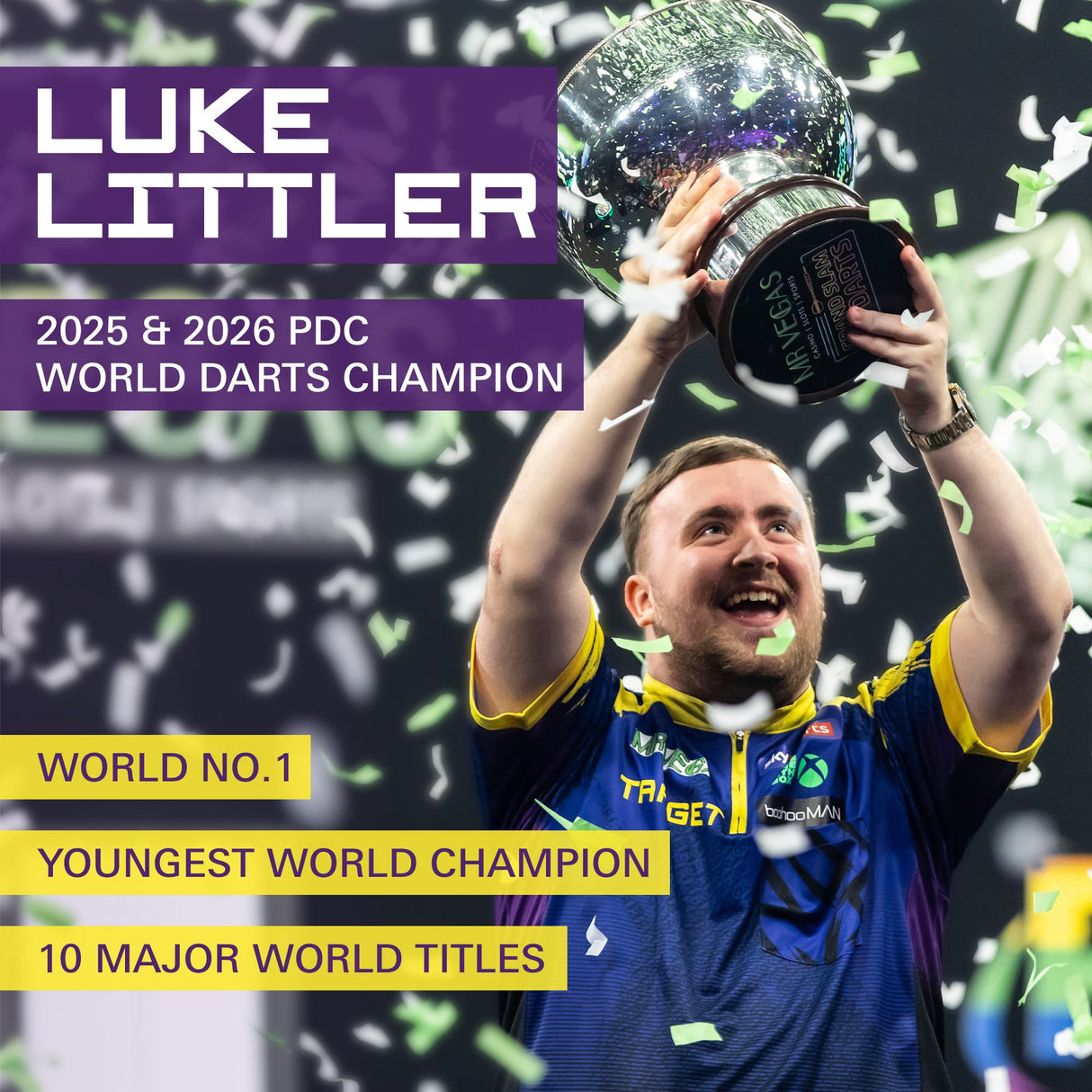 Target Luke Littler Bundle - Dartboard & Surround