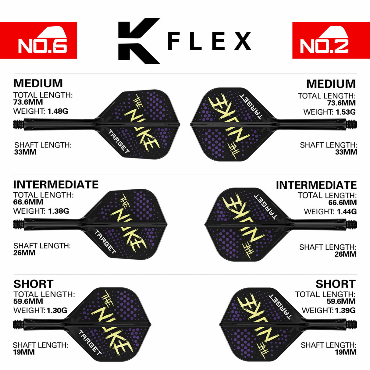 Target K-Flex Dart Flights - Luke Littler