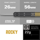 Target Josh Rock Darts - Steel Tip - Brass 22g