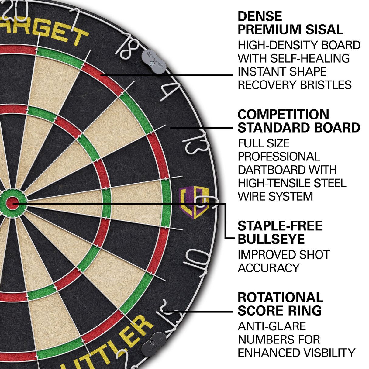 Target Dartboard & Cabinet Set - Luke Littler