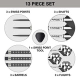 Target Chris Dobey Darts - Steel Tip - 90% Tungsten - Hollywood Action