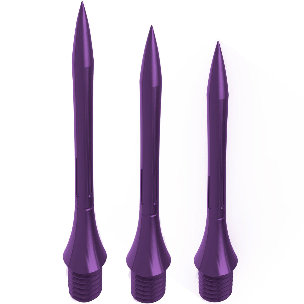 Caliburn Bamboo Smooth Conversion Points - Screw In - Soft Tip to Steel Tip - Purple