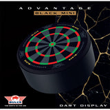 Bulls Advantage Black - Mini Dartboard Display