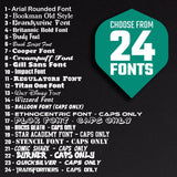 Personalised Flights - Hot Foil - 5 Sets - Poly Plain - Pear - Clear