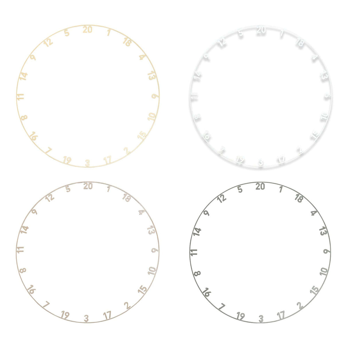 Precise 180 Number Ring - One-Piece