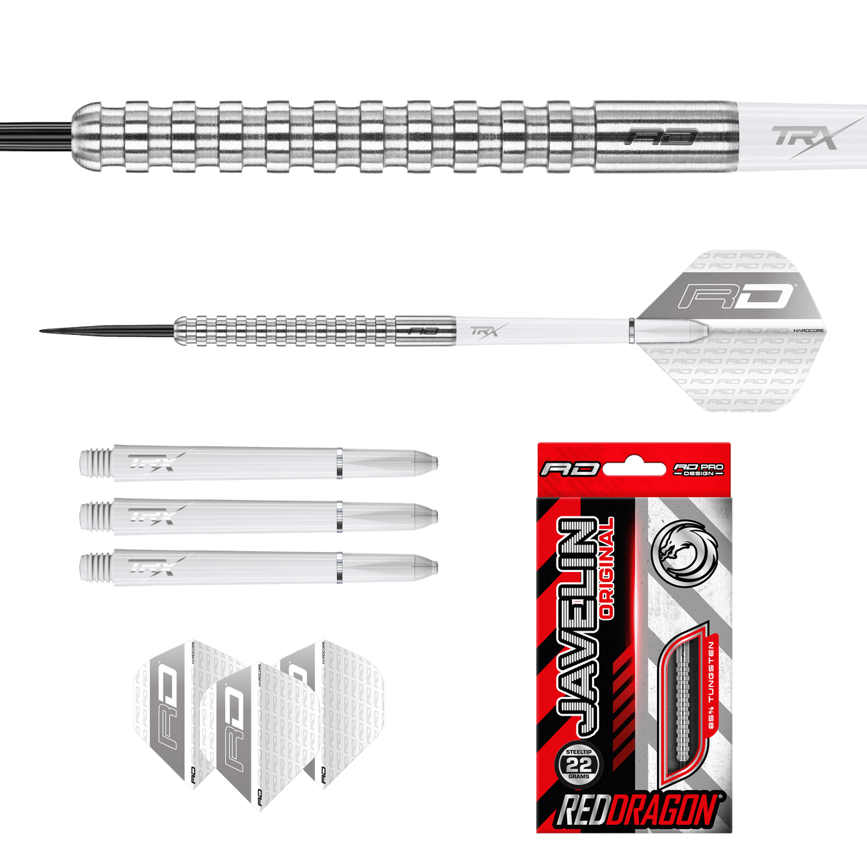 Red Dragon Javelin Darts - Steel Tip - 85% Tungsten