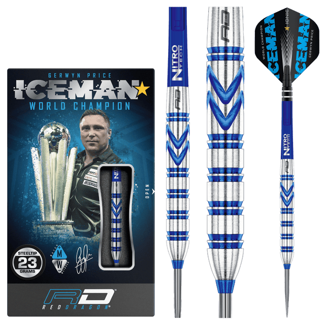 Red Dragon Gerwyn Price Darts - Steel Tip - 90% Tungsten - Original