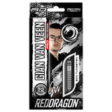 Red Dragon Gian van Veen Darts - Steel Tip - 90% Tungsten - Diamond