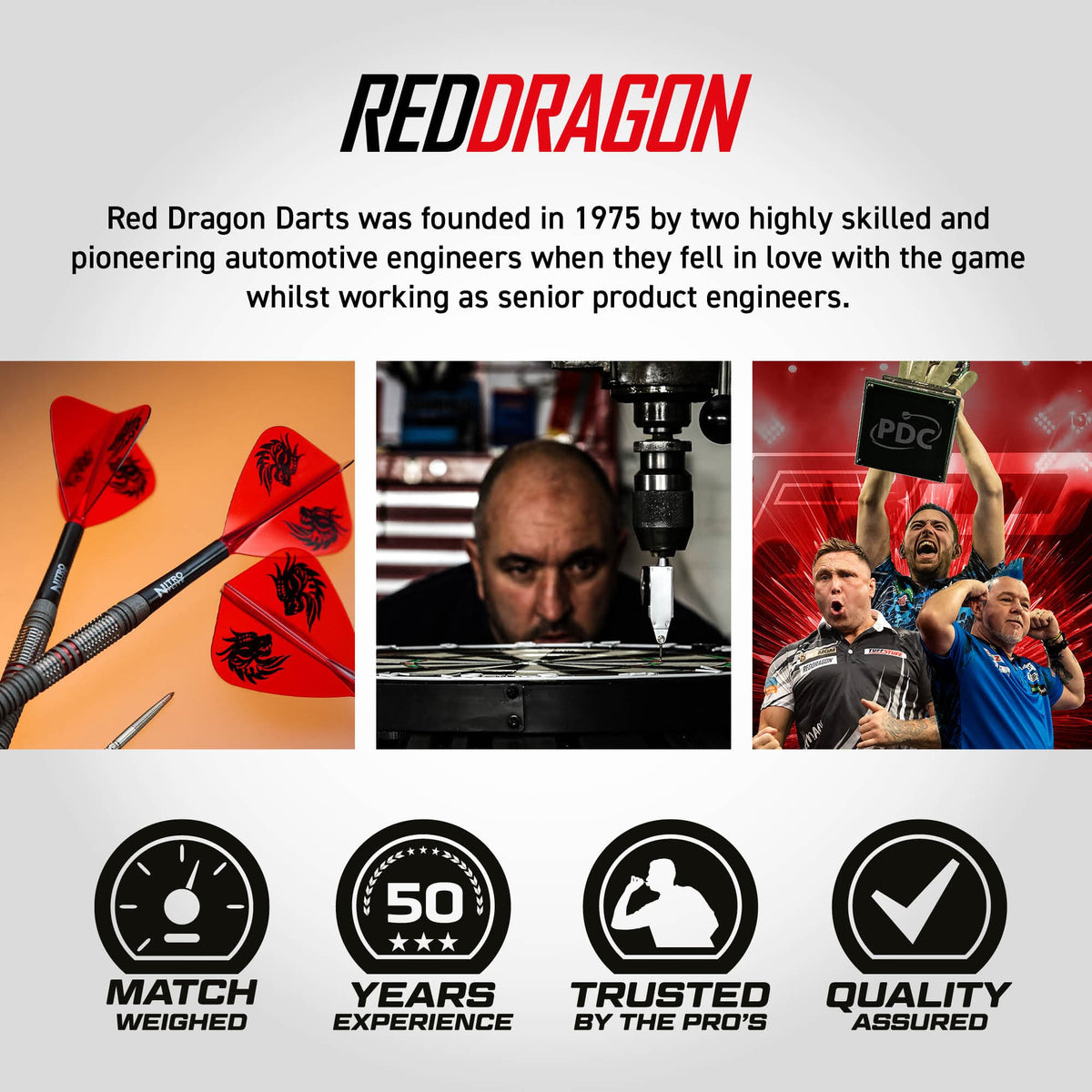 Red Dragon Jonny Clayton Switch Darts - Steel Tip - 90% Tungsten - Hiraeth