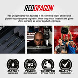 Red Dragon Sable Darts - Steel Tip - 90% Tungsten - Bomb