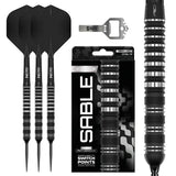 Red Dragon Sable Darts - Steel Tip - 90% Tungsten - Parallel
