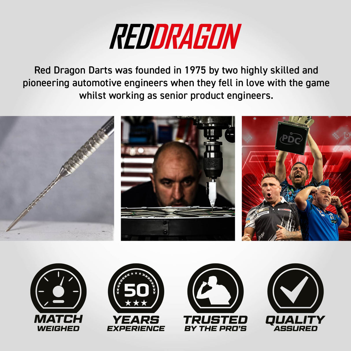 Red Dragon Gian van Veen Switch Darts - Steel Tip - 90% Tungsten - Diamond