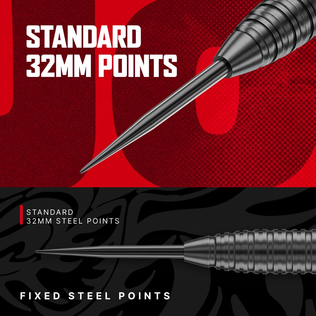 Red Dragon Jonny Clayton Darts - Steel Tip - Brass - Core 21g