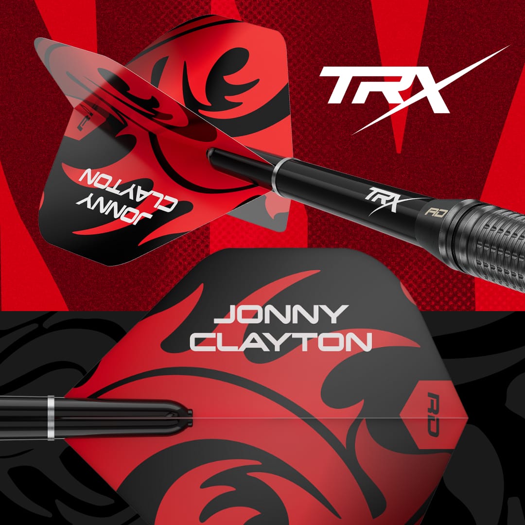 Red Dragon Jonny Clayton Darts - Steel Tip - Brass - Core 21g