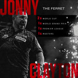 Red Dragon Jonny Clayton Darts - Steel Tip - Brass - Core 21g