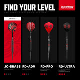 Red Dragon Jonny Clayton Darts - Steel Tip - Brass - Core 21g