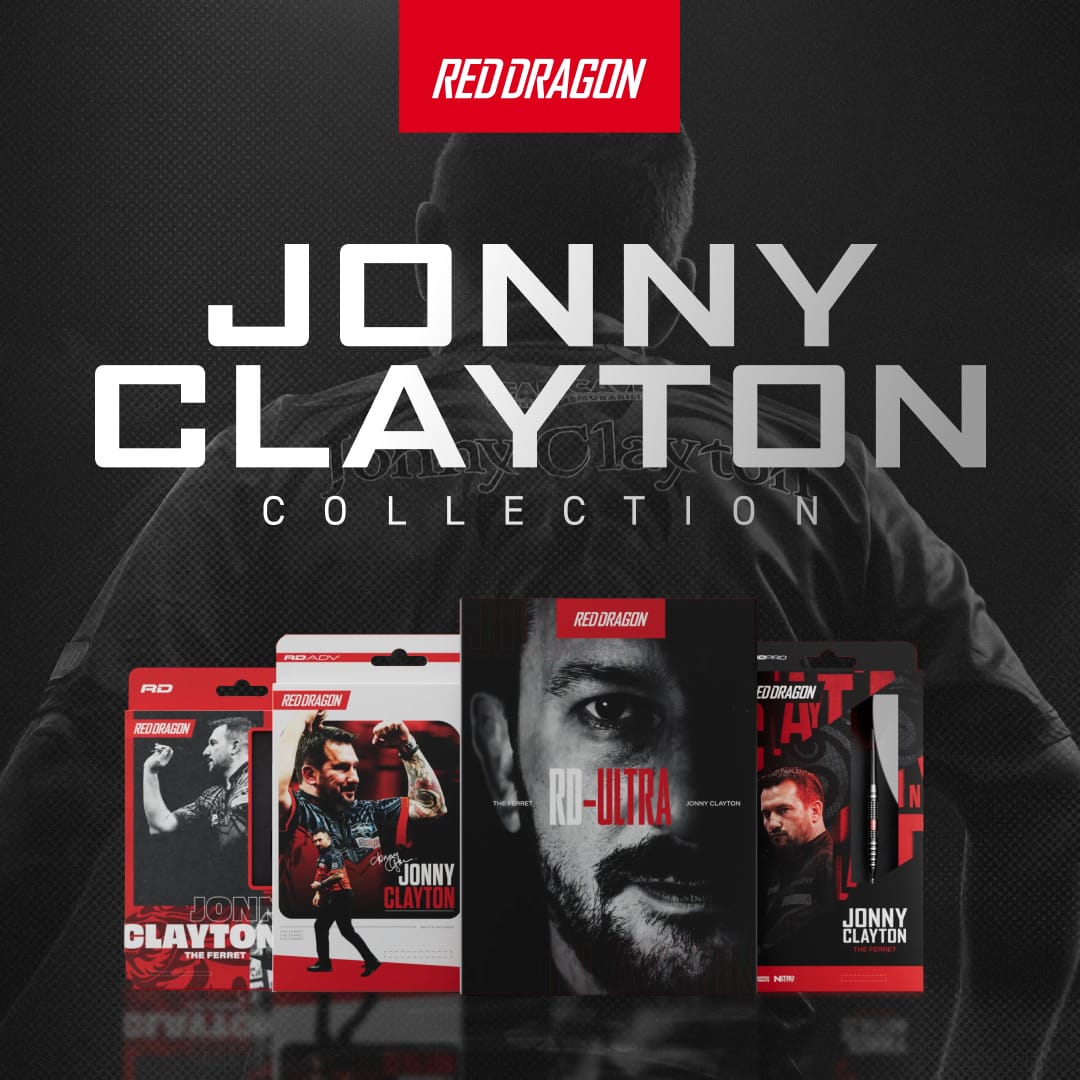 Red Dragon Jonny Clayton Darts - Steel Tip - Brass - Core 21g