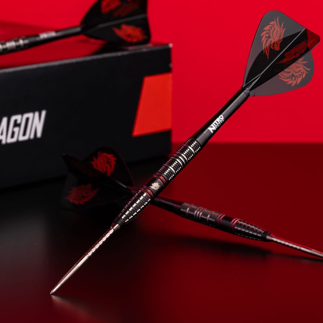Red Dragon Jonny Clayton Darts - Steel Tip - 90% Tungsten - Ultra 22g