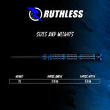 Ruthless Icestorm Darts - Steel Tip - 90% Tungsten 22g