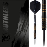 *Ruthless Black Wolf Darts - Steel Tip Tungsten - Gold Ring 21g