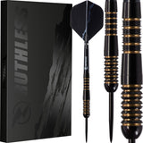 *Ruthless Black Wolf Darts - Steel Tip Tungsten - Gold Ring