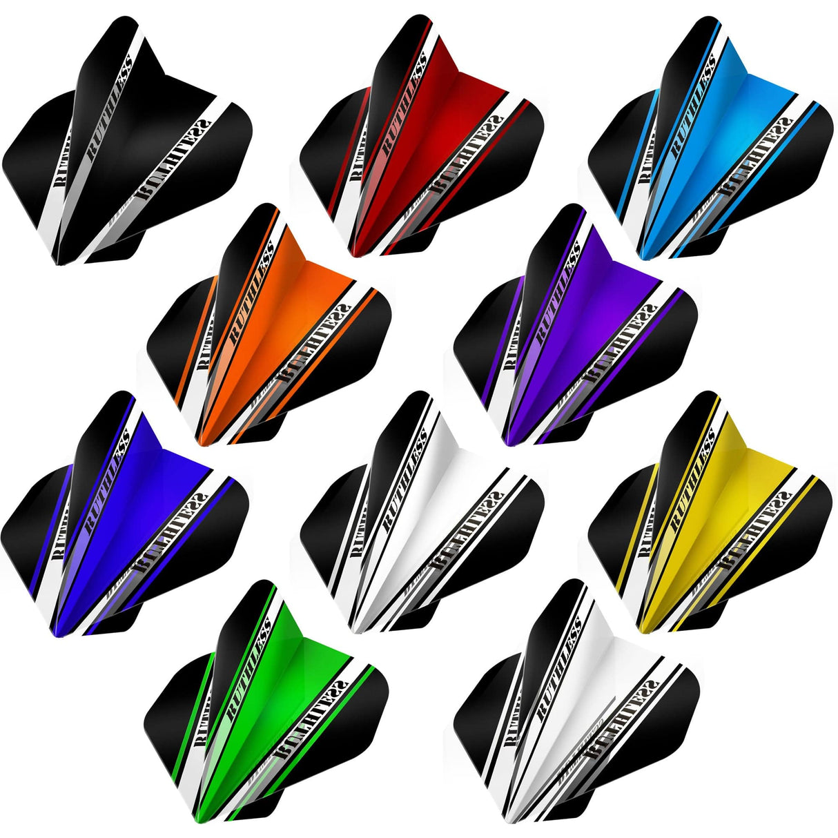 *Ruthless - V100 Pro - Dart Flights - 100 Micron - No2 - Std