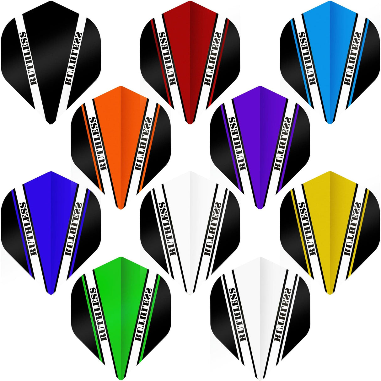 *Ruthless - V100 Pro - Dart Flights - 100 Micron - No2 - Std