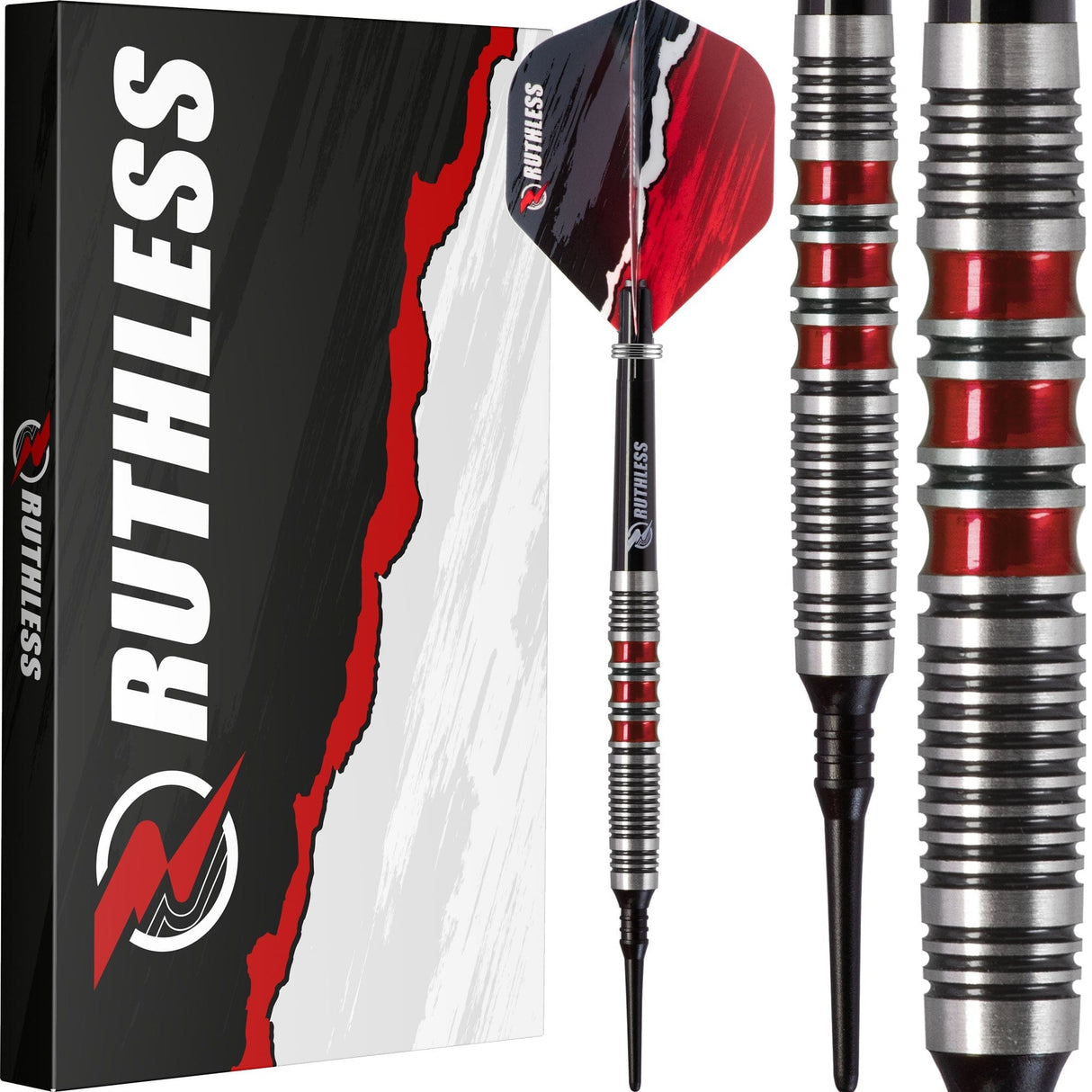 Ruthless Red Falcon Darts - Soft Tip Tungsten - BW 16.0g - Red - 18g 18g