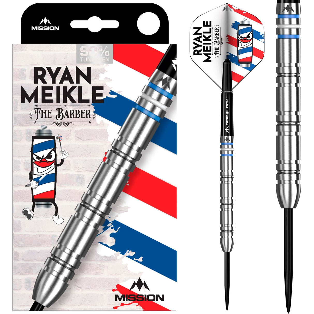 Mission Ryan Meikle Darts - Steel Tip - 90% Tungsten