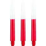 *Designa Nylon Two Tone Stems - White & Red Medium