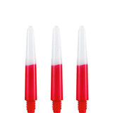*Designa Nylon Two Tone Stems - White & Red Short