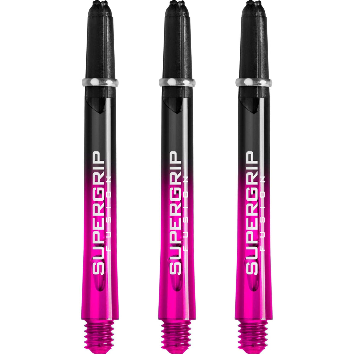 *Harrows Supergrip Fusion X Shafts - Dart Stems - Dark Pink Medium