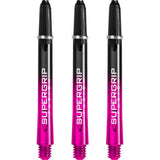 *Harrows Supergrip Fusion X Shafts - Dart Stems - Dark Pink Medium