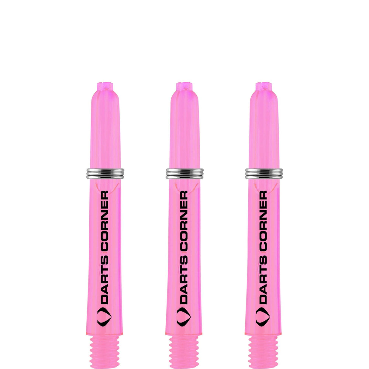 *Darts Corner Polycarbonate Shafts - Dart Stems - Pink Short