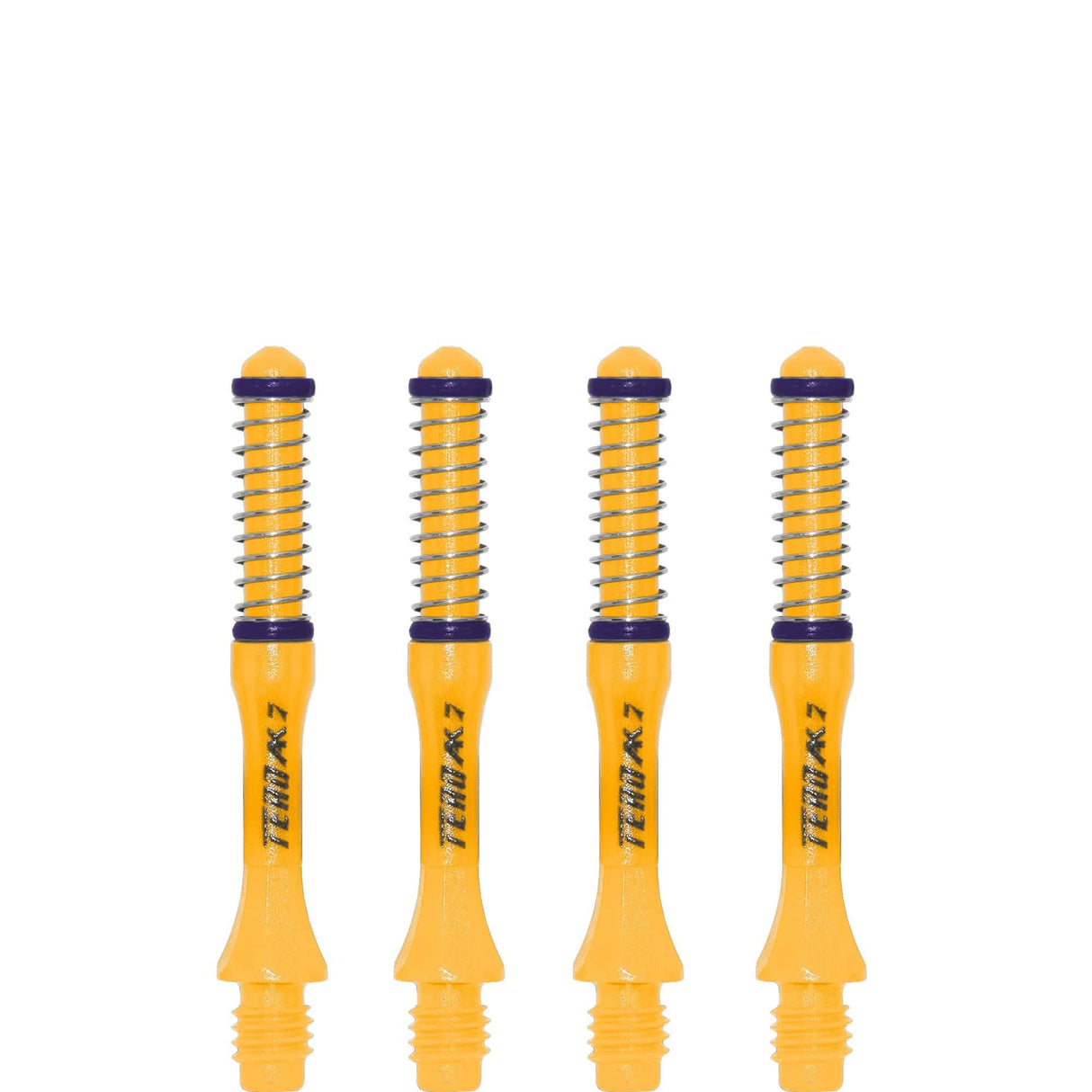 *Cuesoul - Dart Shafts - Tero Flight System - AK7 - Slim - Set of 4 - Yellow Cuesoul 34mm