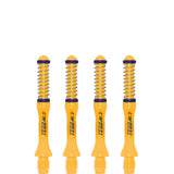 *Cuesoul - Dart Shafts - Tero Flight System - AK7 - Slim - Set of 4 - Yellow Cuesoul 34mm
