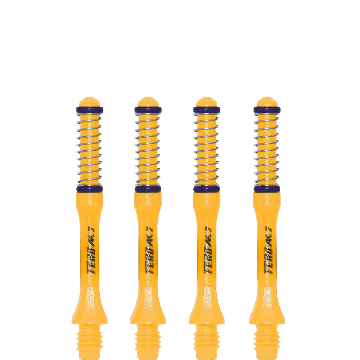*Cuesoul - Dart Shafts - Tero Flight System - AK7 - Slim - Set of 4 - Yellow Cuesoul 37mm