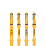 *Cuesoul - Dart Shafts - Tero Flight System - AK7 - Slim - Set of 4 - Yellow Cuesoul 37mm