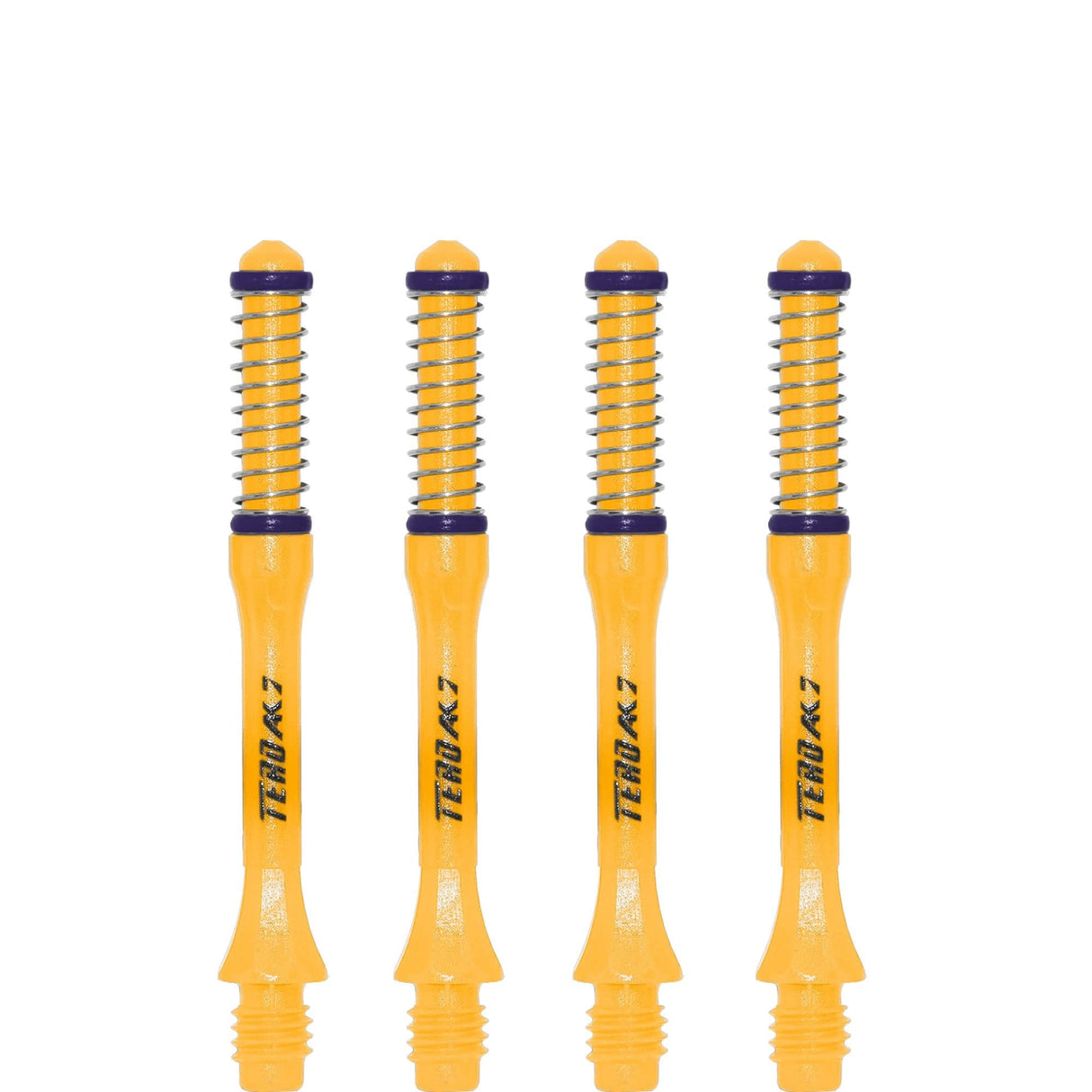 *Cuesoul - Dart Shafts - Tero Flight System - AK7 - Slim - Set of 4 - Yellow Cuesoul 40mm