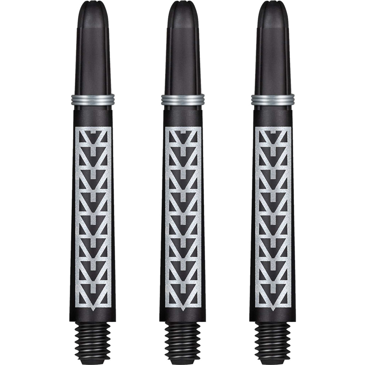 Shot Koi Carbon Dart Shafts - with Springs - Pakati White Medium