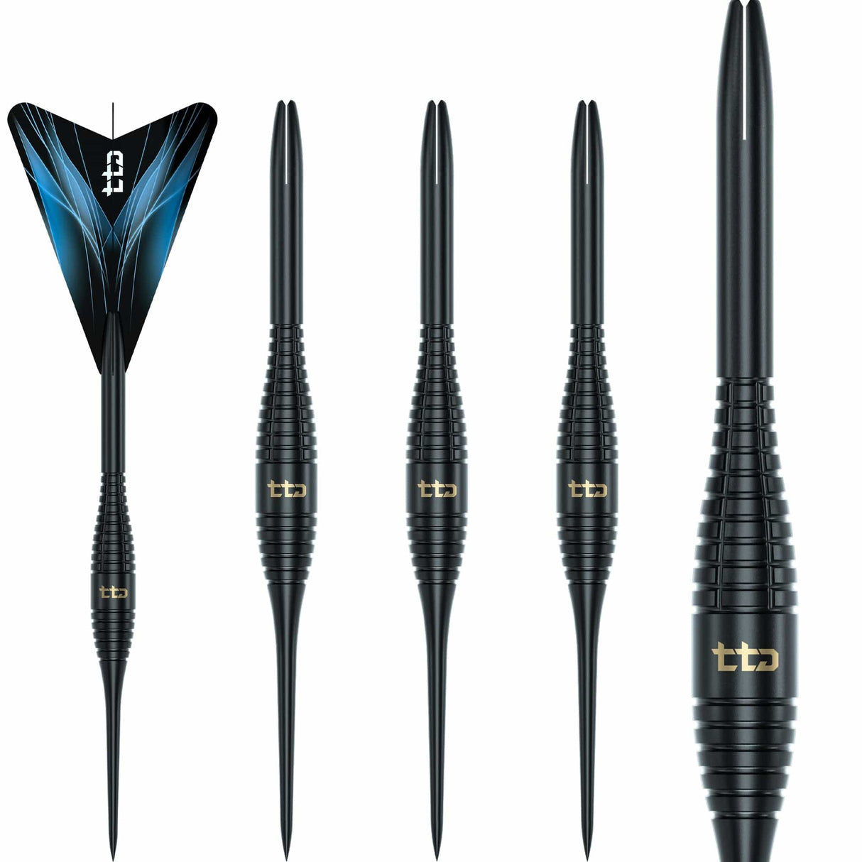 Caliburn TTD Darts - Complete Titanium Dart - T2 - Black 6g
