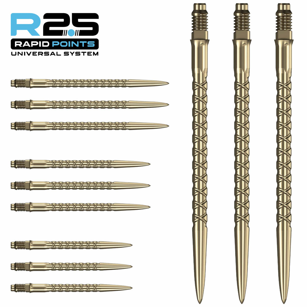 Mission R2.5 Rapid Dart Points - Steel Tip - SC1