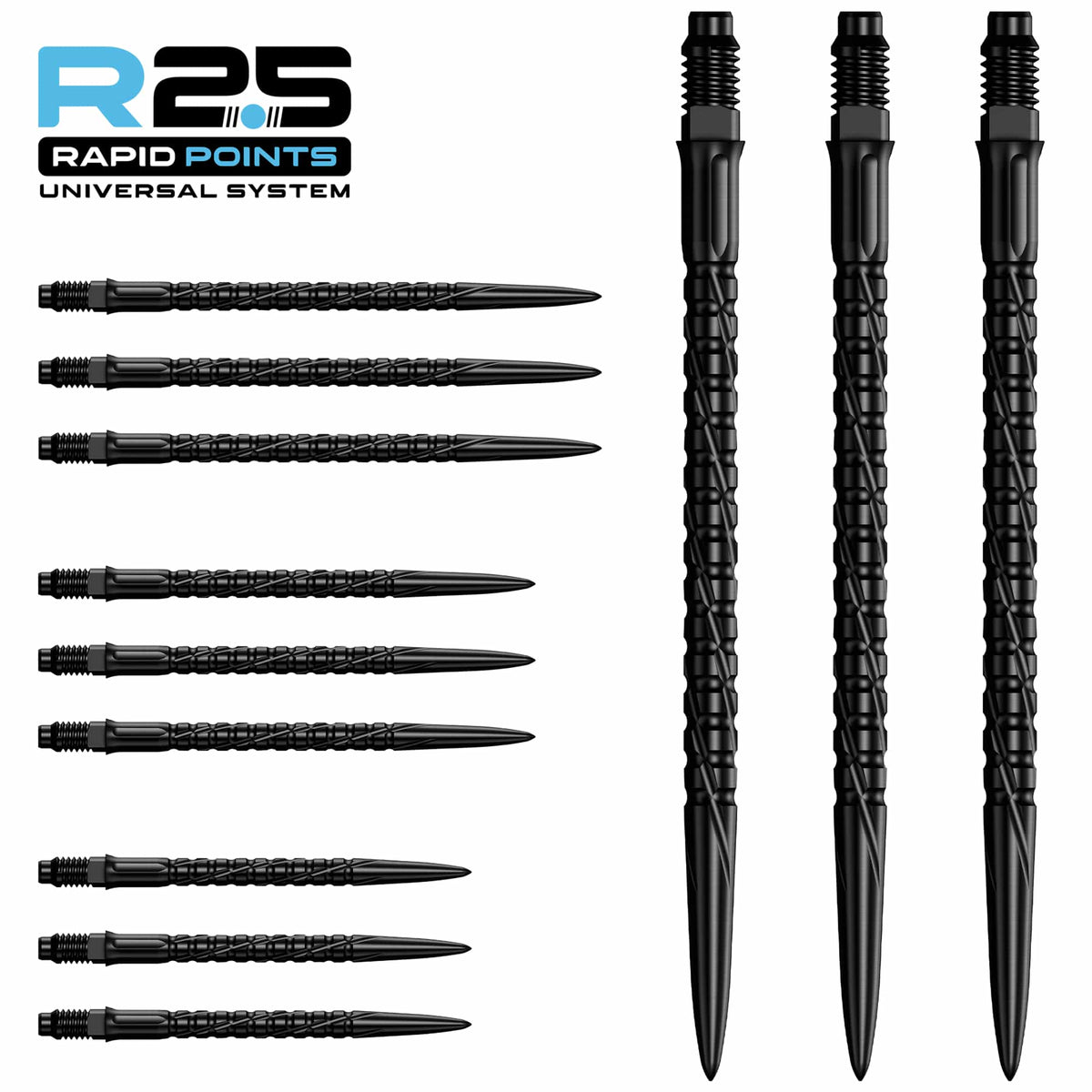 Mission R2.5 Rapid Dart Points - Steel Tip - SG2