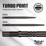 Shot Turbo Dart Points - Steel Tip