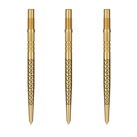 Shot Turbo Dart Points - Steel Tip - Kapene - Gold Ti