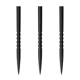 Shot Grip Dart Points - Steel Tip - 5 Ring - Black